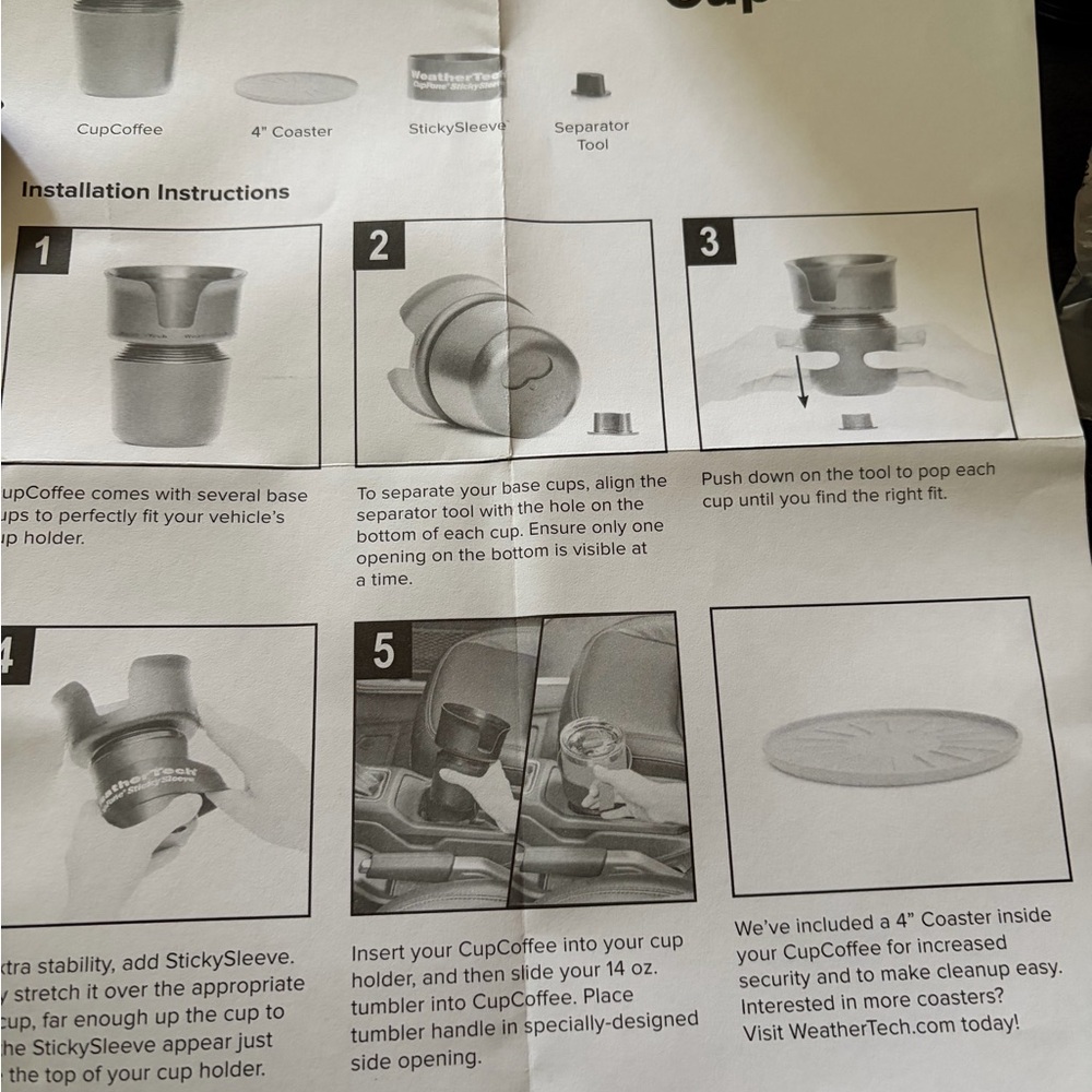 Weathertech cupcoffee - Picture 2 of 6